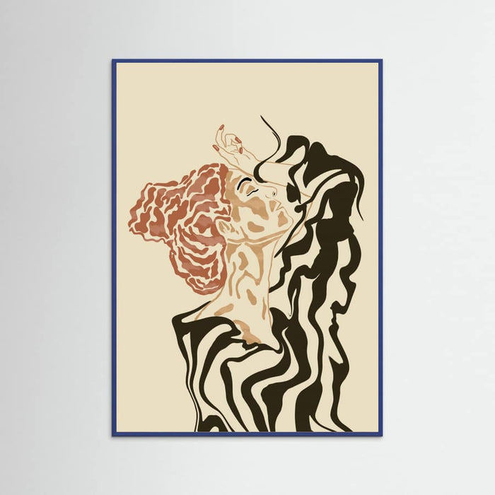 Plakat Woman In a Striped Blouse – plakat i druk artystyczny