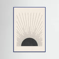 Poster Woodblock The sun Illustration – poster e stampa artistica