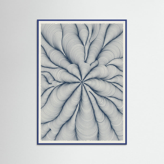 Blue Wood Woven Current