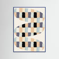 Blue Wood Woven Flow