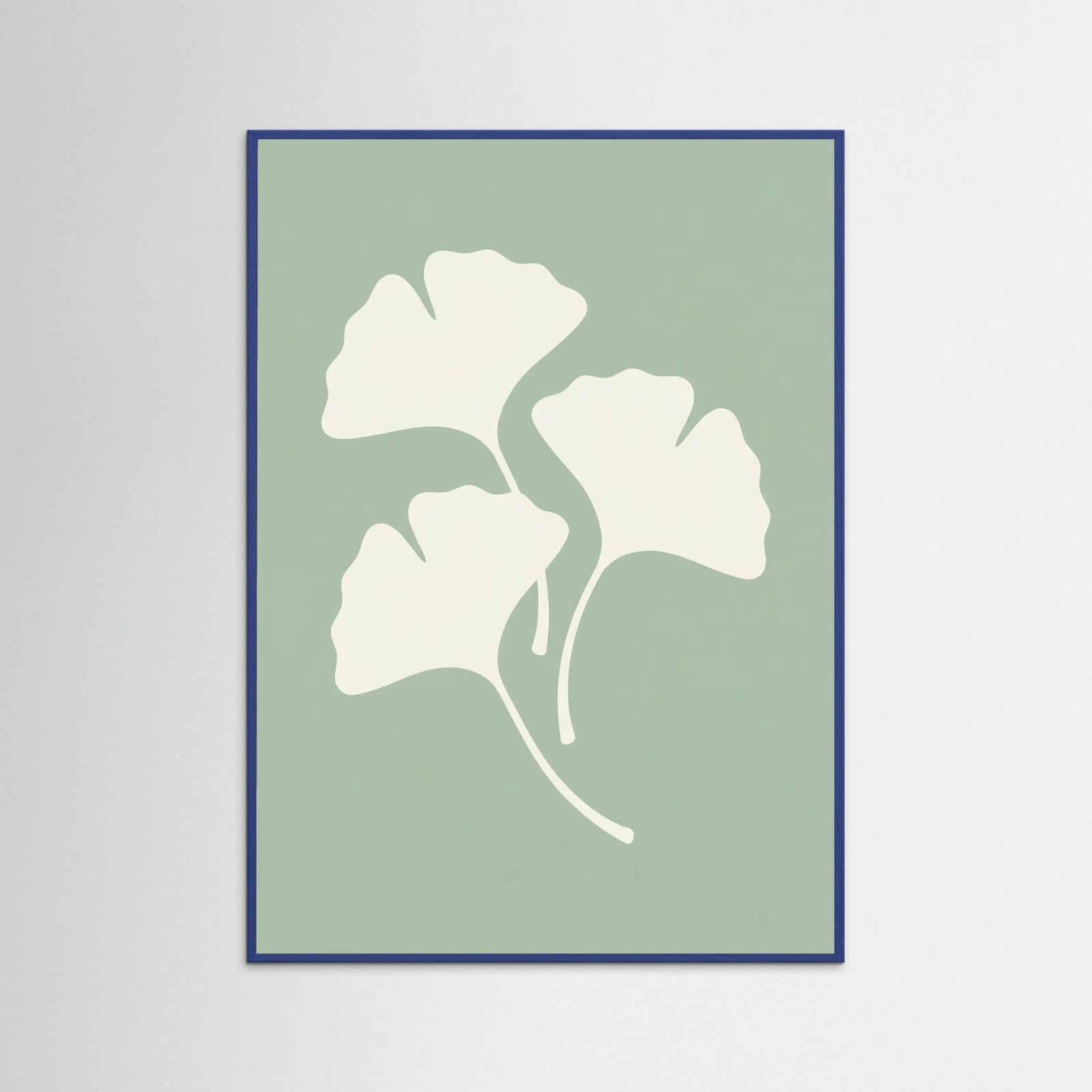 Blue Wood Woven Sage Foliage