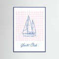 Póster Yacht Club – póster e impresión artística