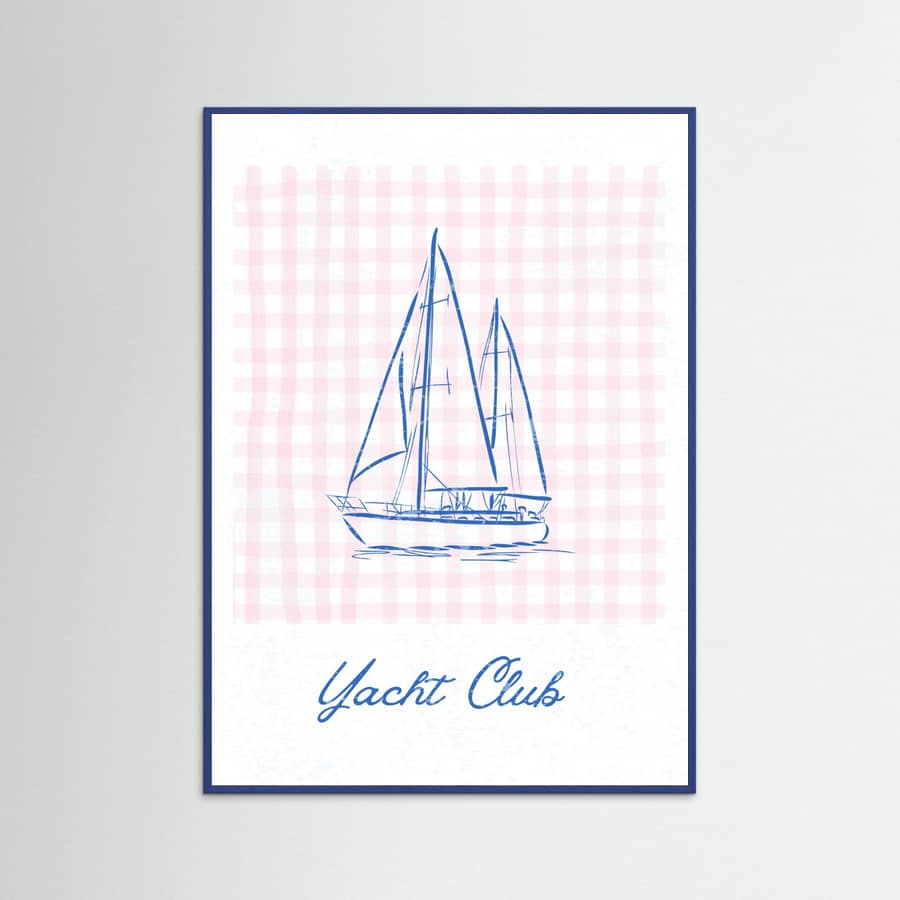 Póster Yacht Club – póster e impresión artística