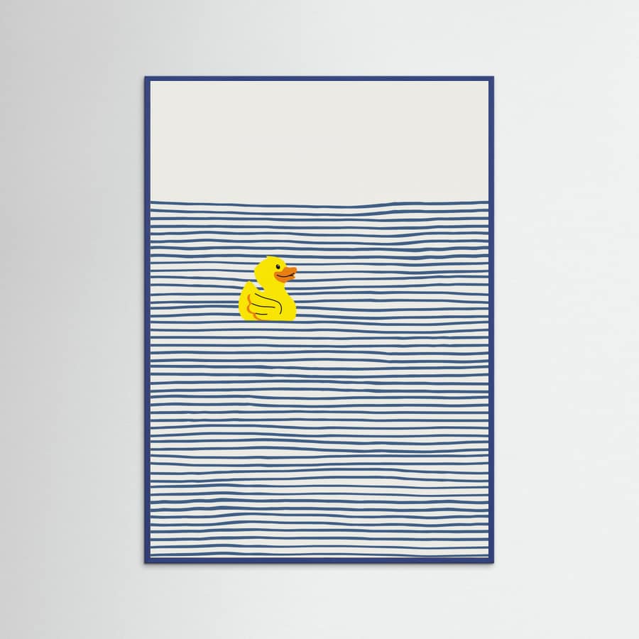 Yellow Rubber Duck Poster – plakat og kunsttryk