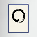 Blue Wood Zen Flow Circle