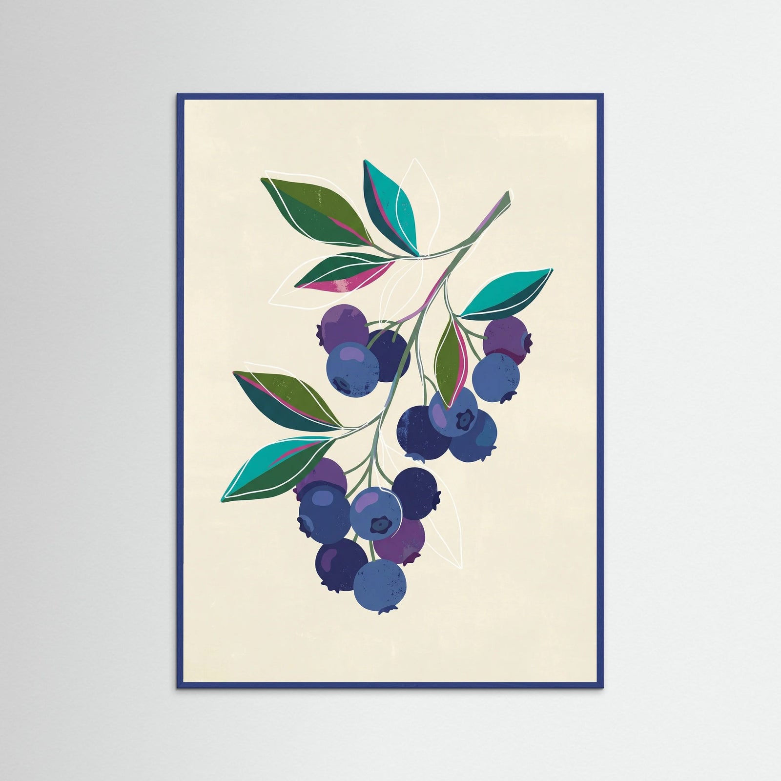 Blue Wood Zesty Branch