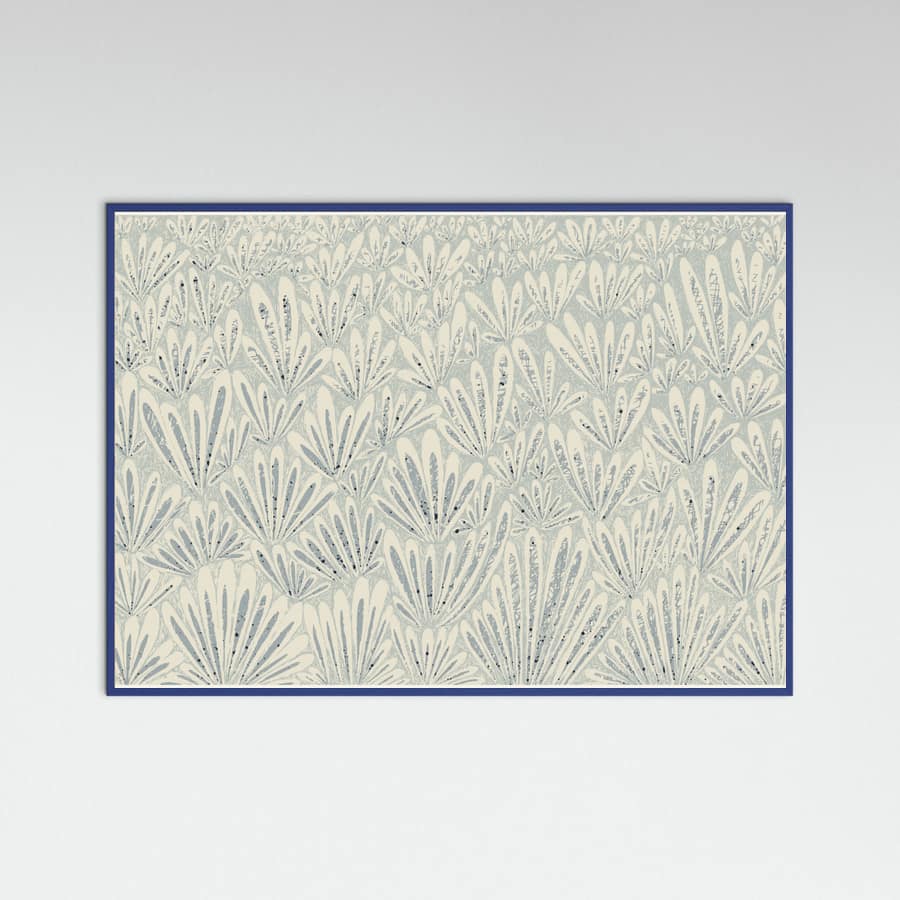 calming essentials meadow chalky blue Poster – poster and art print