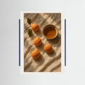 Blue Wood photo Lemons on Plate