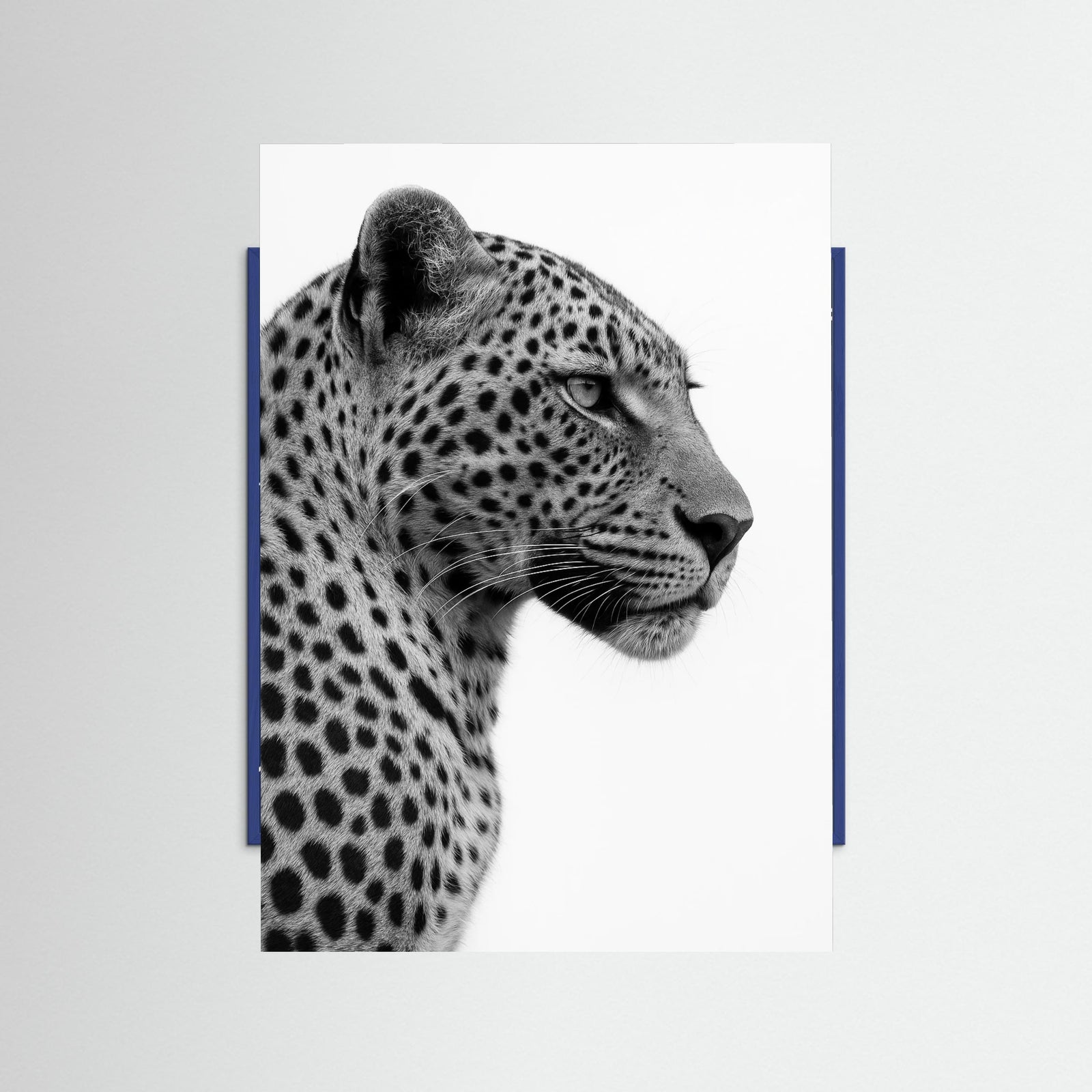 Blue Wood photo Leopard Profile