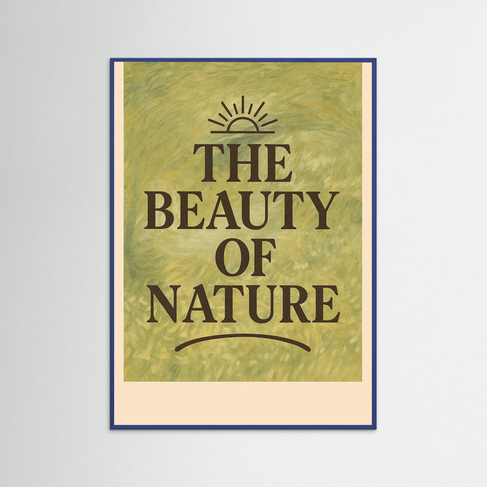 Blue Wood text Riverbank Springtime