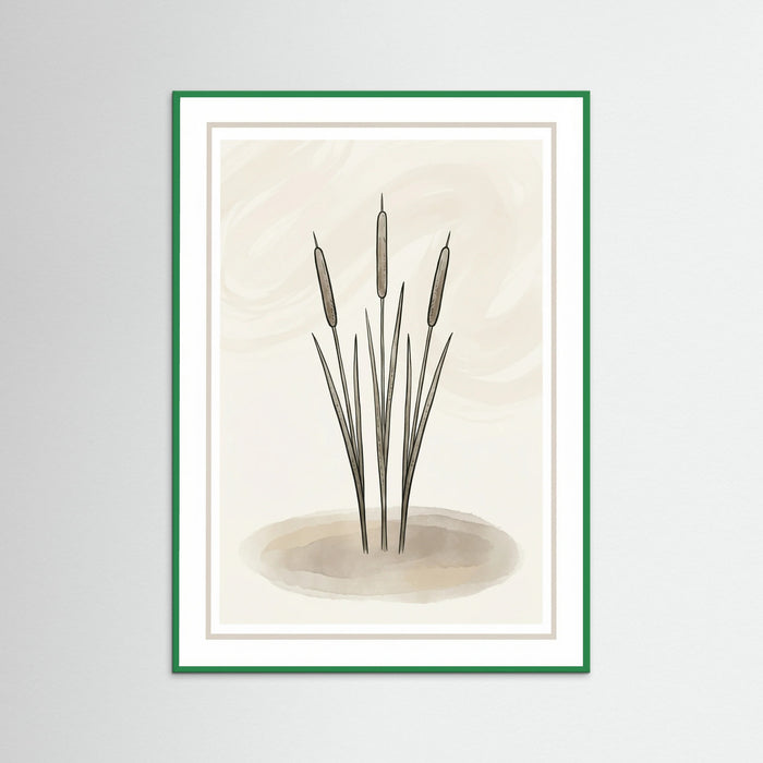 Green Wood Abstract Baobab