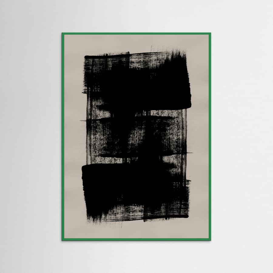 Abstract Brush Strokes 180Y Poster – Poster und Kunstdruck
