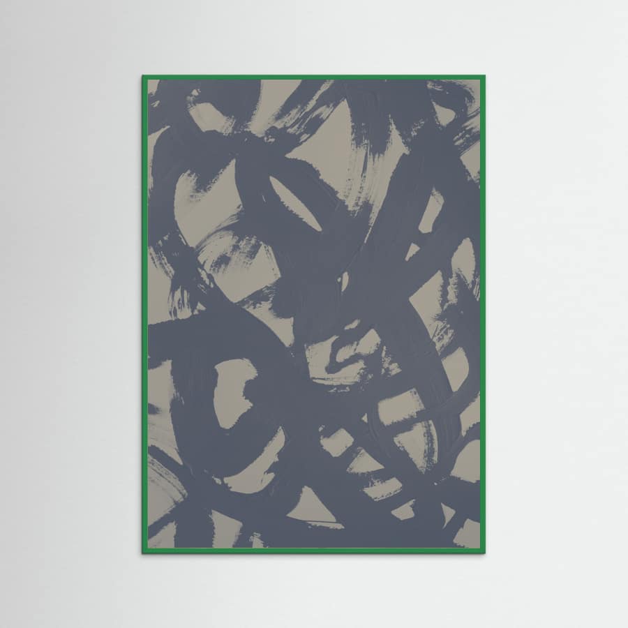 Póster Abstract Brush Strokes 399X – póster e impresión artística