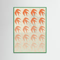 Green Wood Abstract Composition 1 Poster
