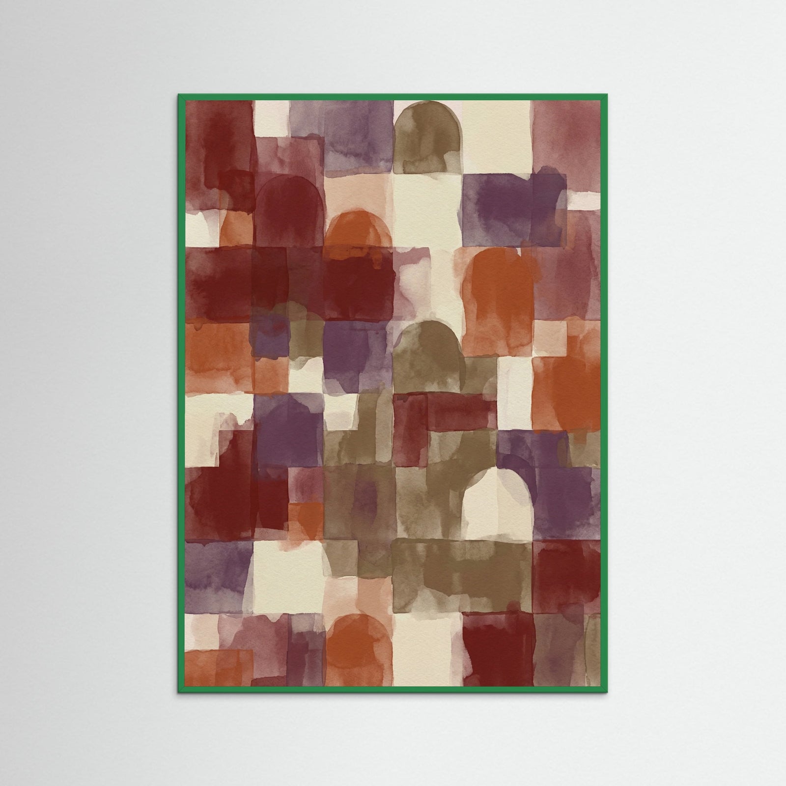 Green Wood Abstract Domescape