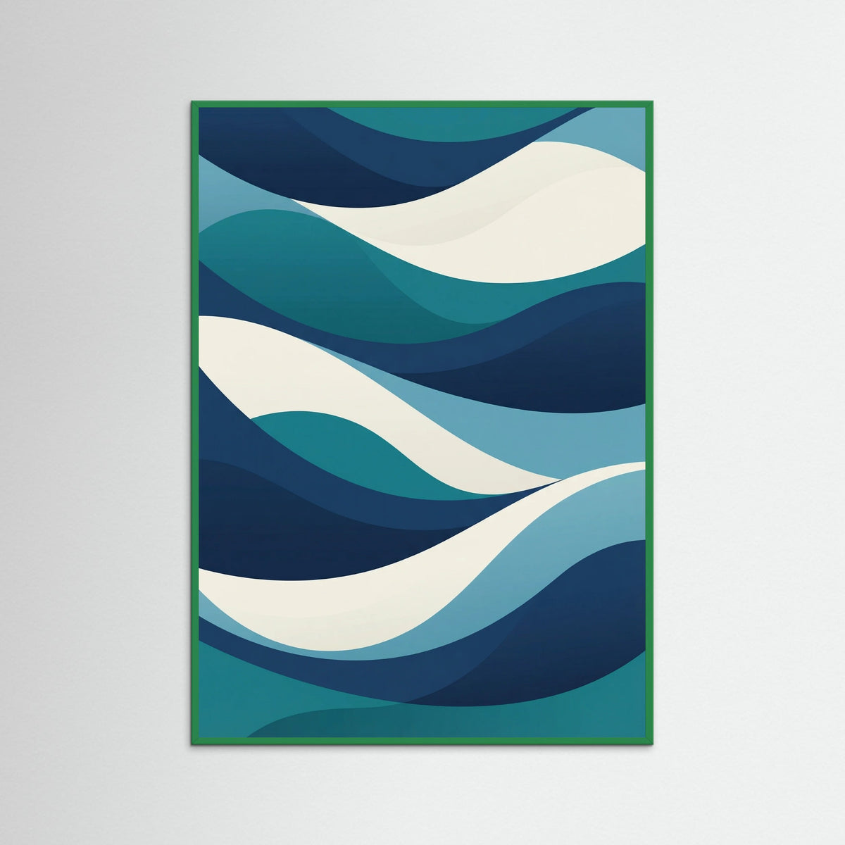 Green Wood Abstract Flow