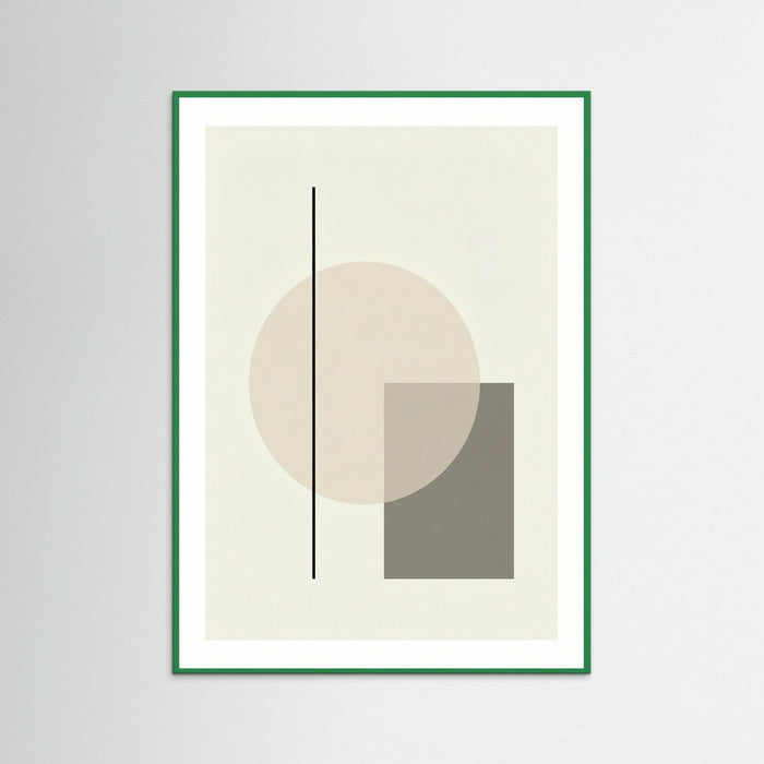 Green Wood Abstract Forms