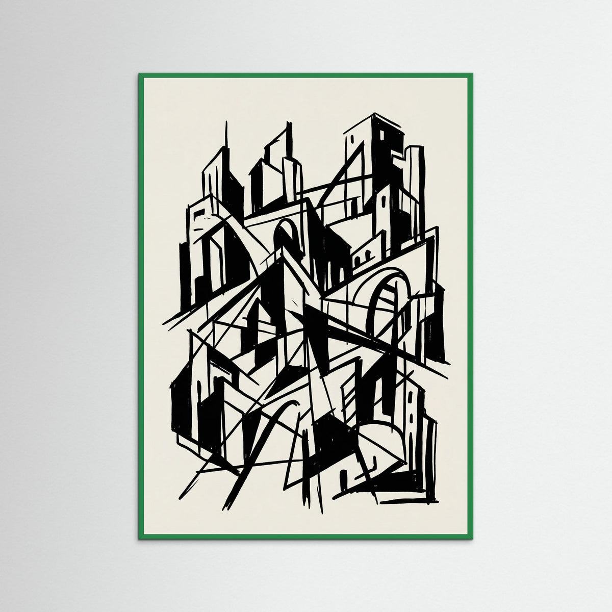 Green Wood Abstract Gallery Unveiling