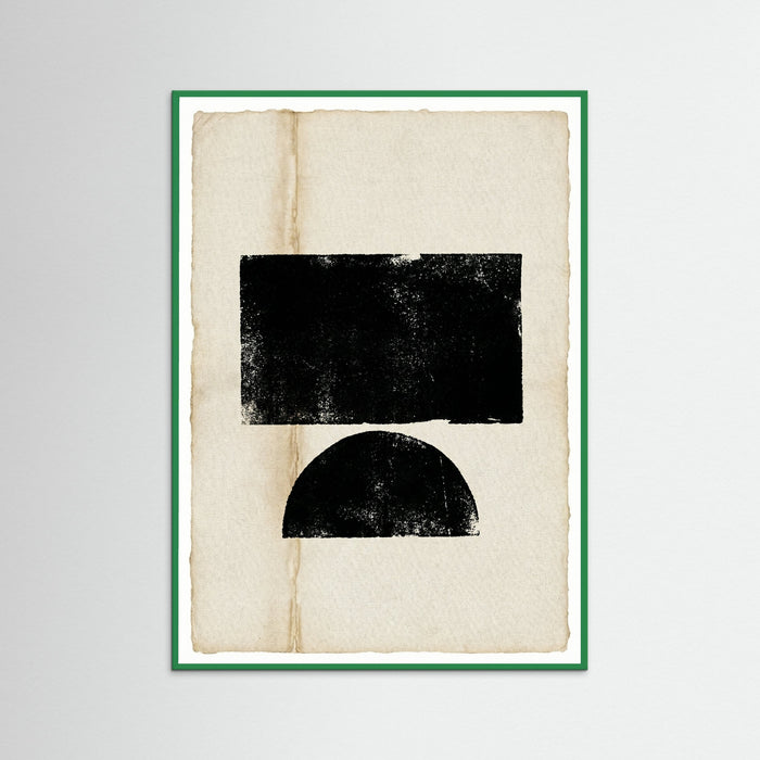 Green Wood Abstract Profile