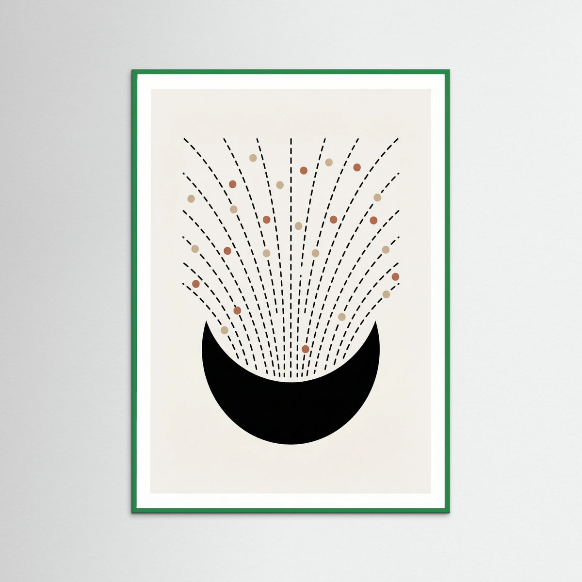 Green Wood Abstract Radiance