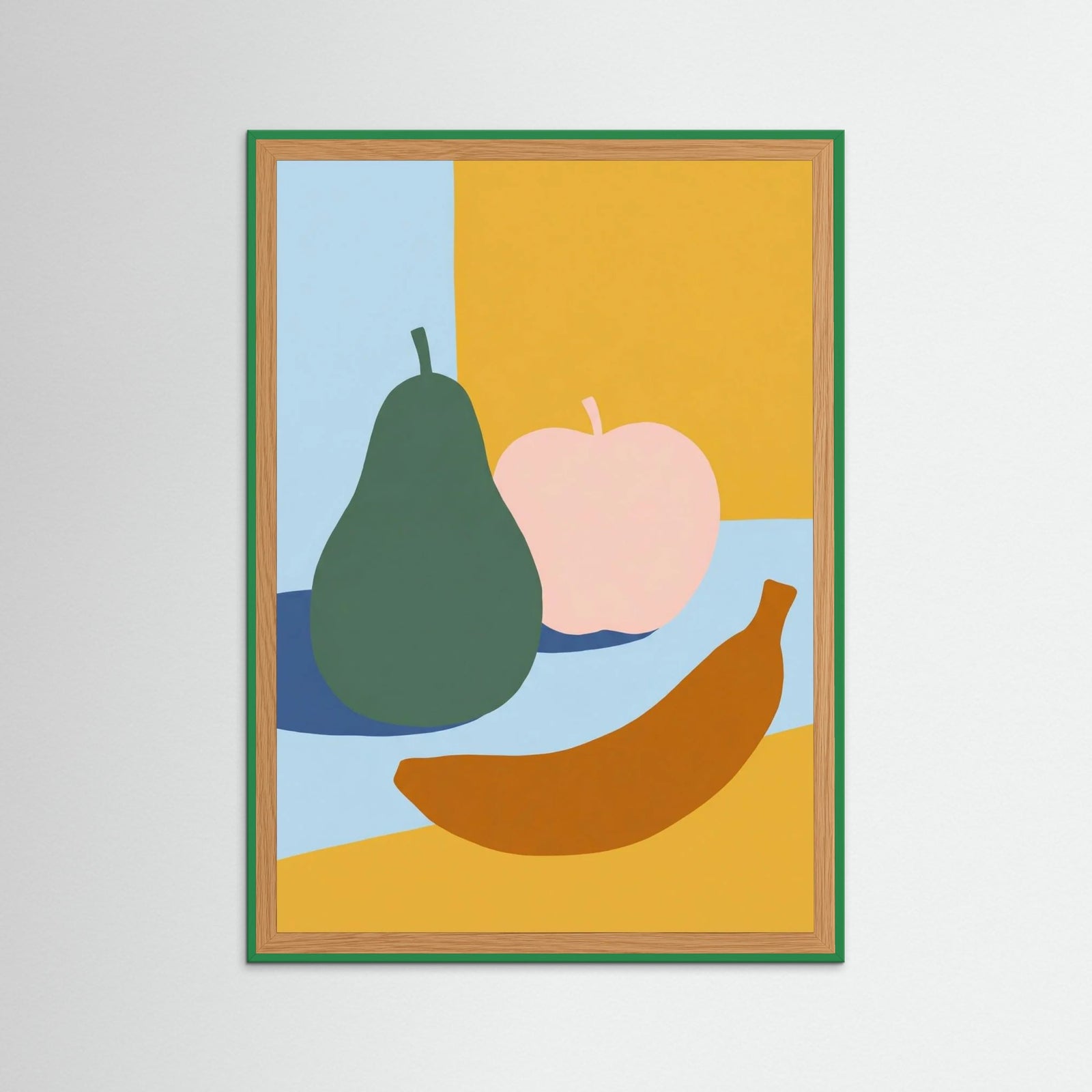 Green Wood Abstract Stillness