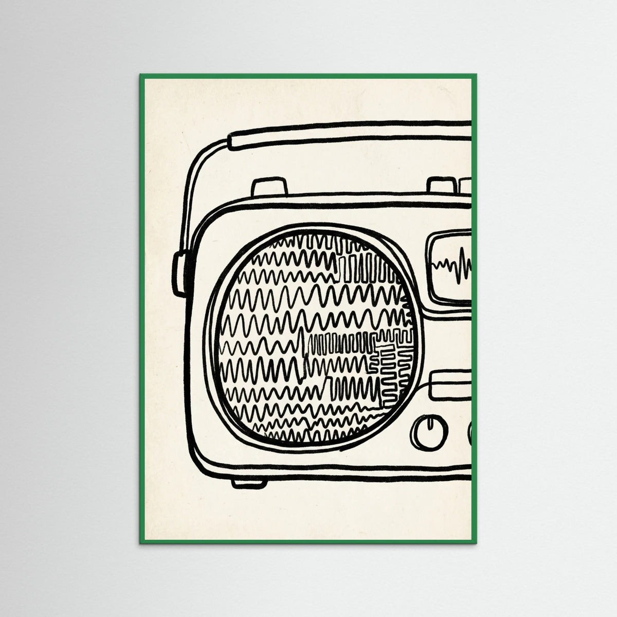 Green Wood Abstract Urban Mind