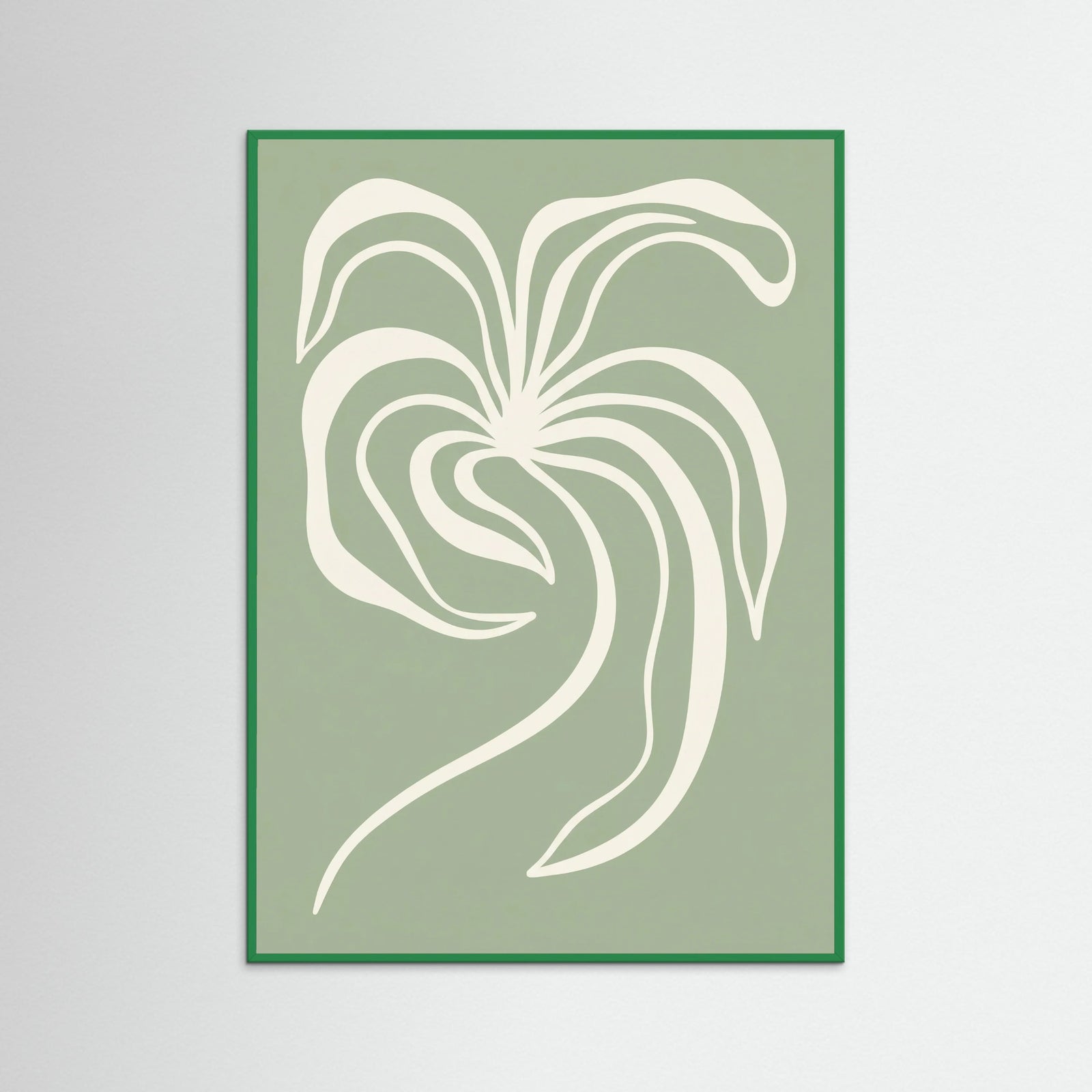 Green Wood Abstracted Gaze