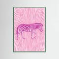 Poster African Zebra striking camouflage – poster e stampa artistica