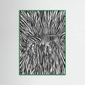 African Zebra striped camouflage -juliste – juliste ja taidepainatus