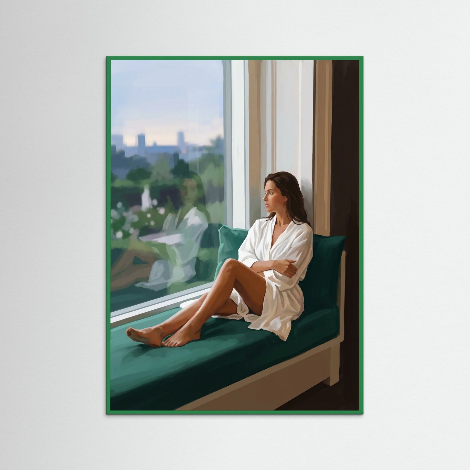 Green Wood Afternoon Serenity