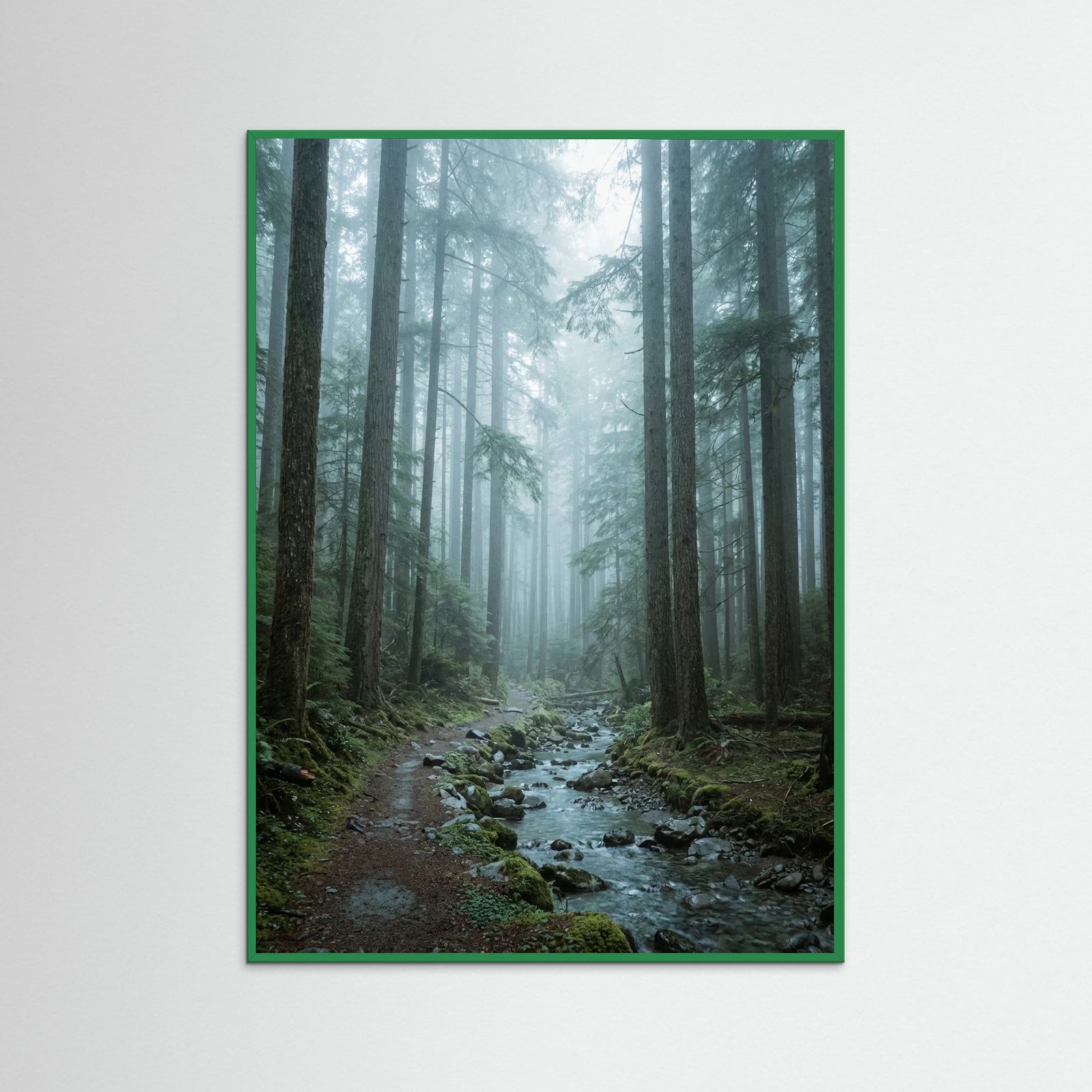 Green Wood Alpine Reflection