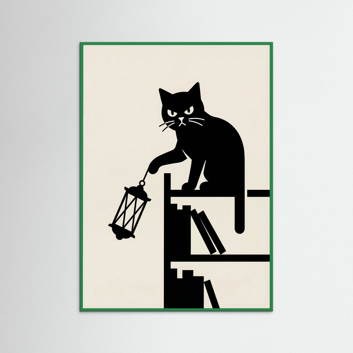 Green Wood Angry Neko