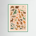 Green Wood Animal Alphabet