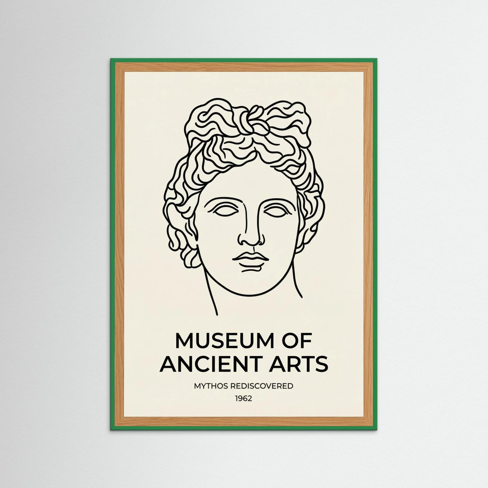 Green Wood Antibes Museum Poster