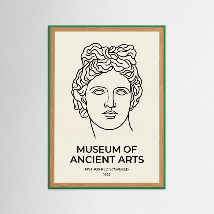 Green Wood Antibes Museum Poster
