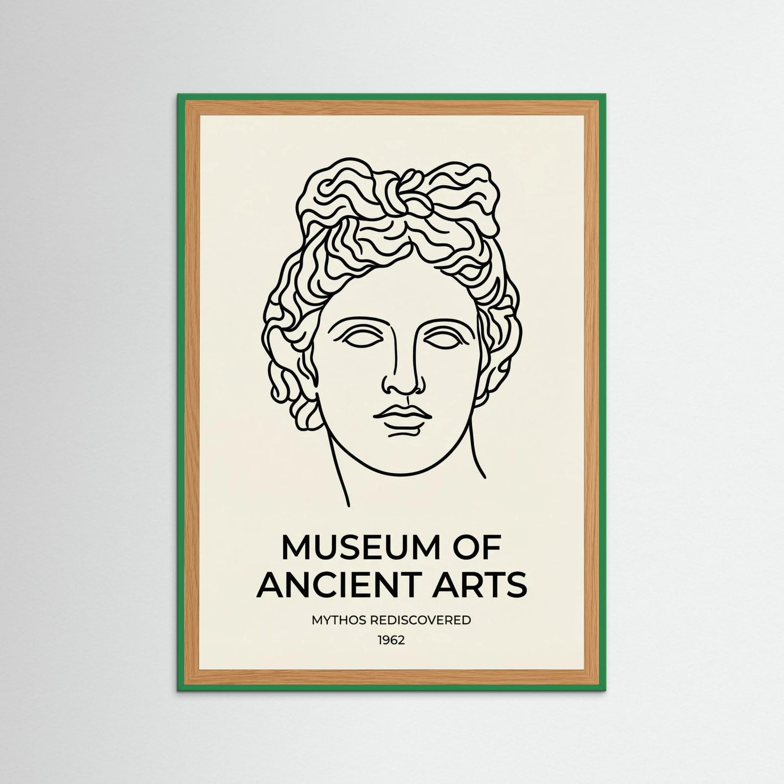 Green Wood Antibes Museum Poster