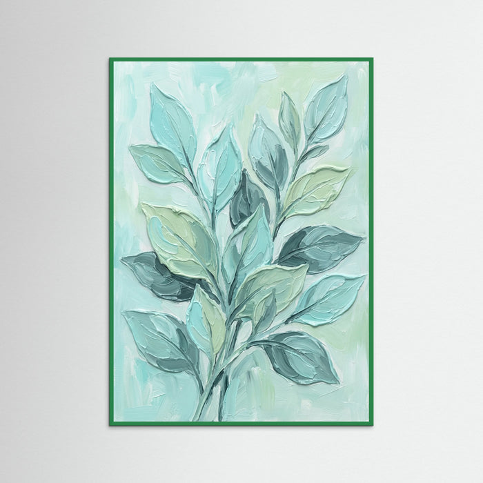 Green Wood Aqua Bloom