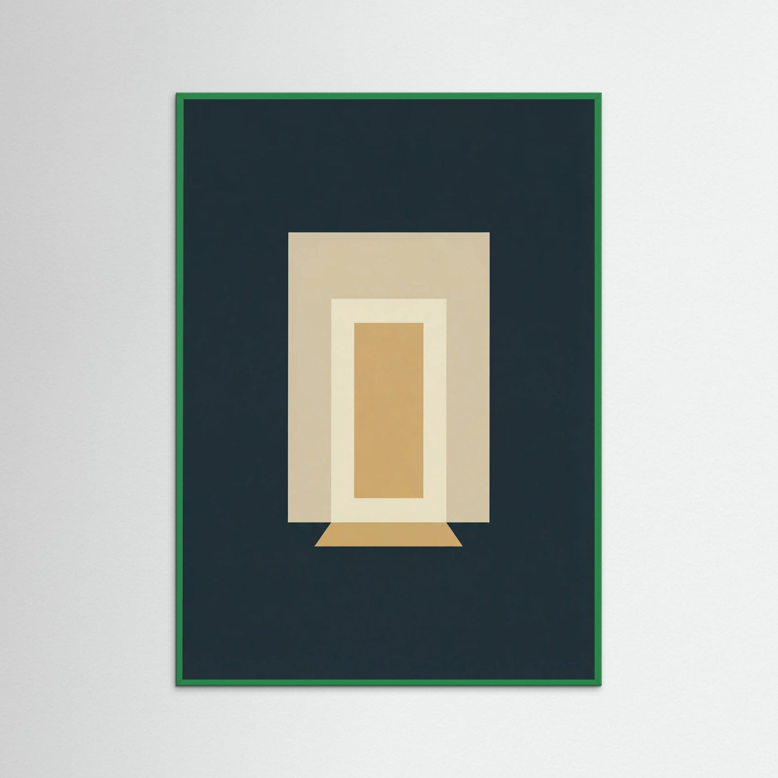 Green Wood Architectural Stillness