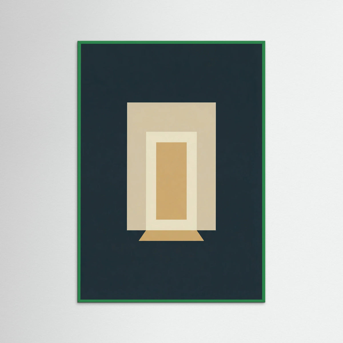 Green Wood Architectural Stillness