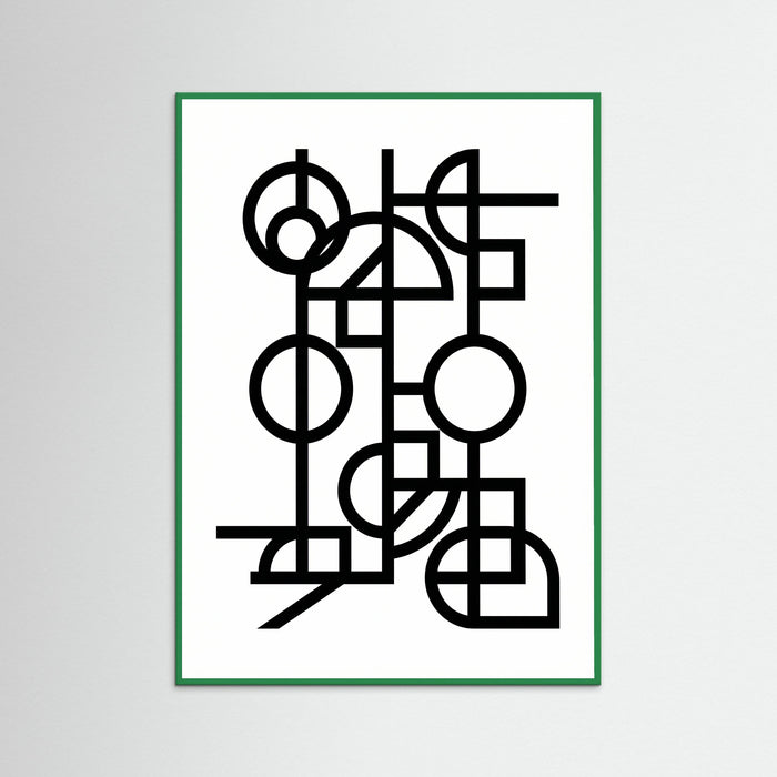 Green Wood Art Print