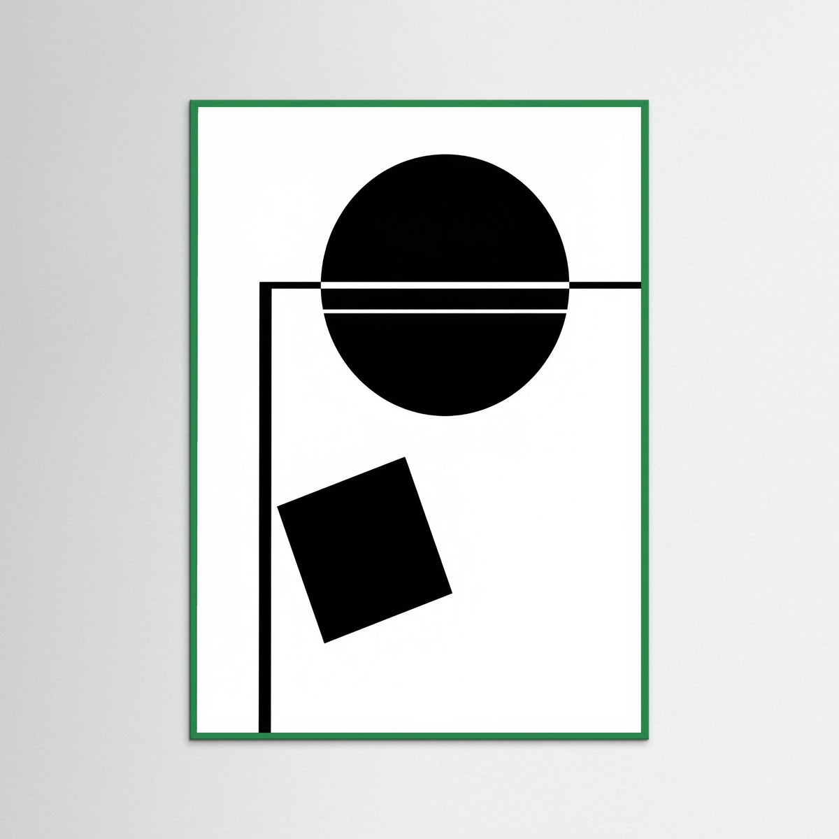 Green Wood Art Print