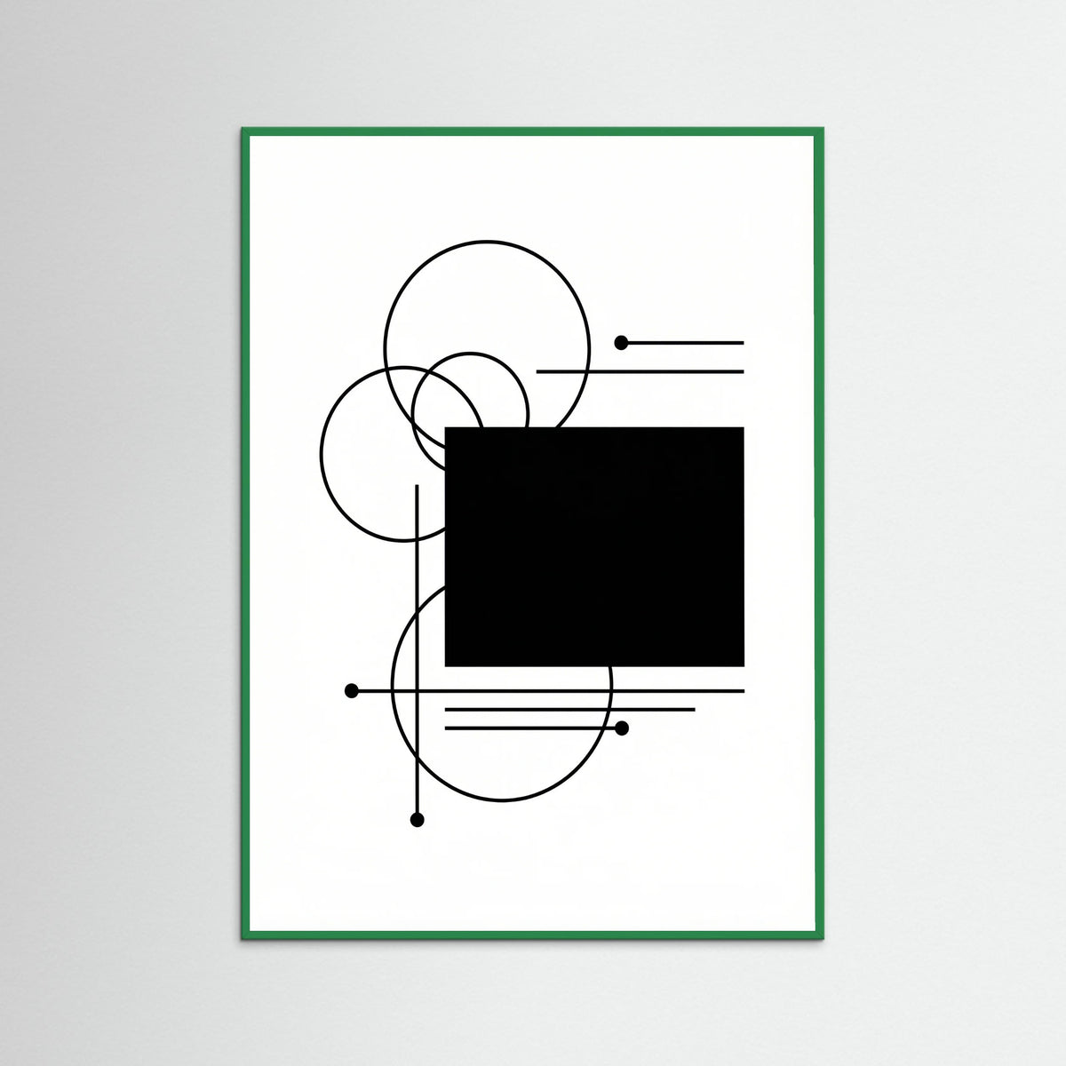 Green Wood Art Print