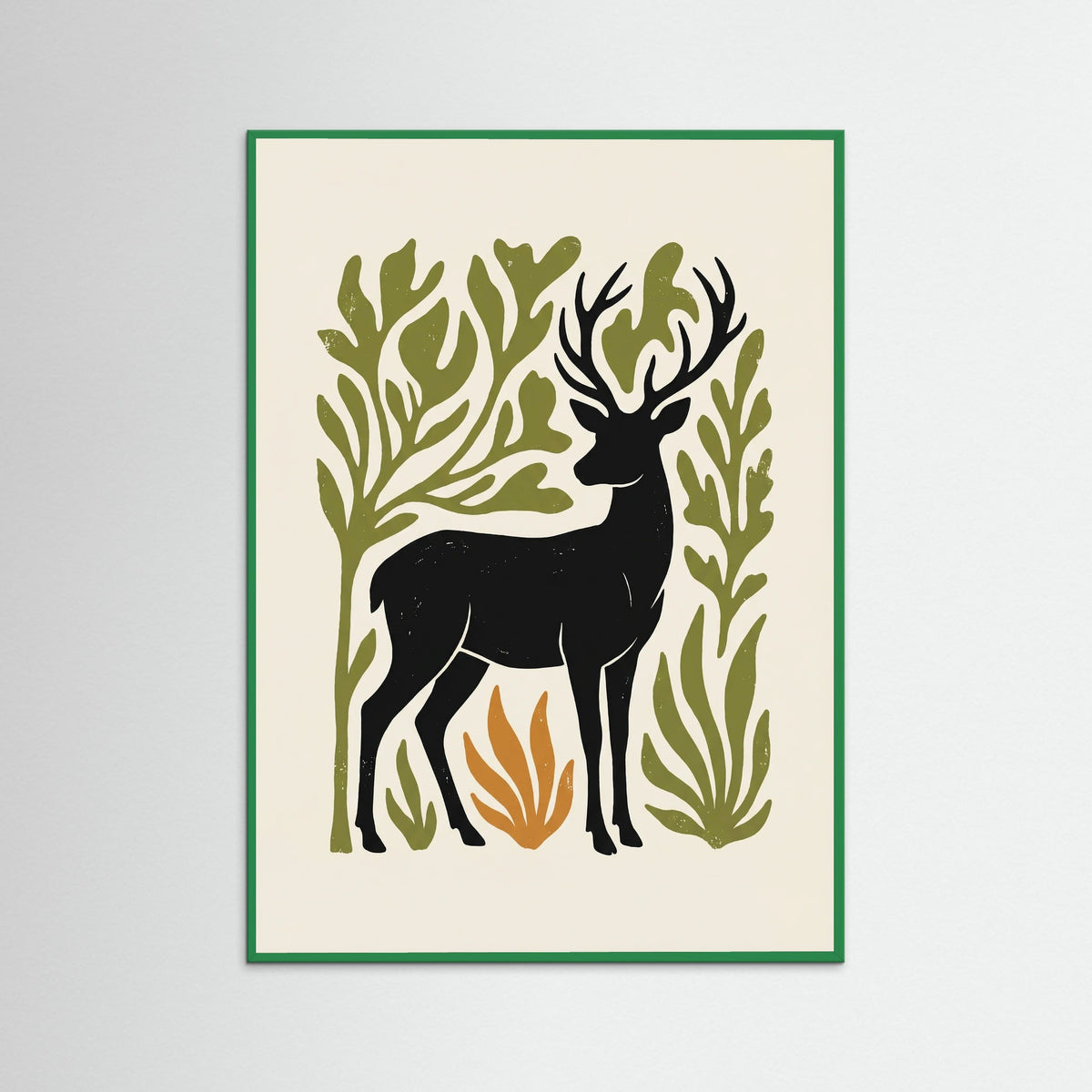 Green Wood Avian Embrace