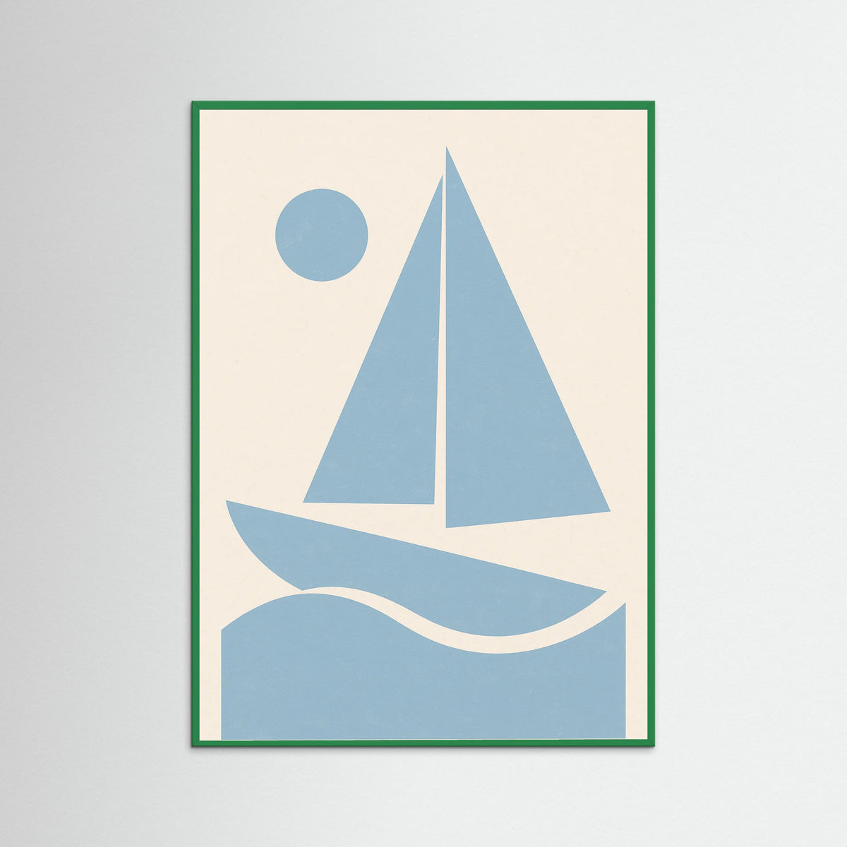 Green Wood Azure Silhouette