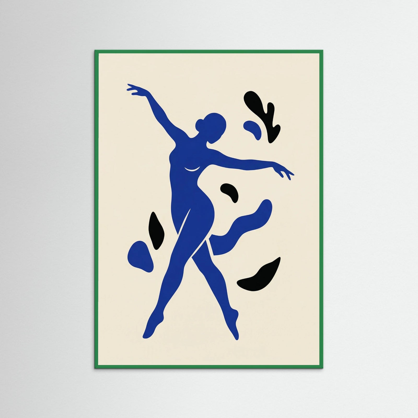 Green Wood Azure Silhouettes