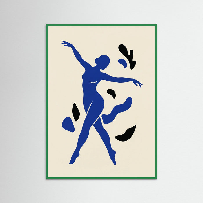 Green Wood Azure Silhouettes