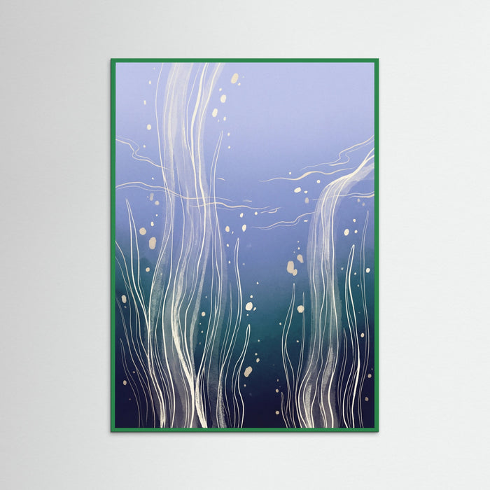 Green Wood Azure Swirl