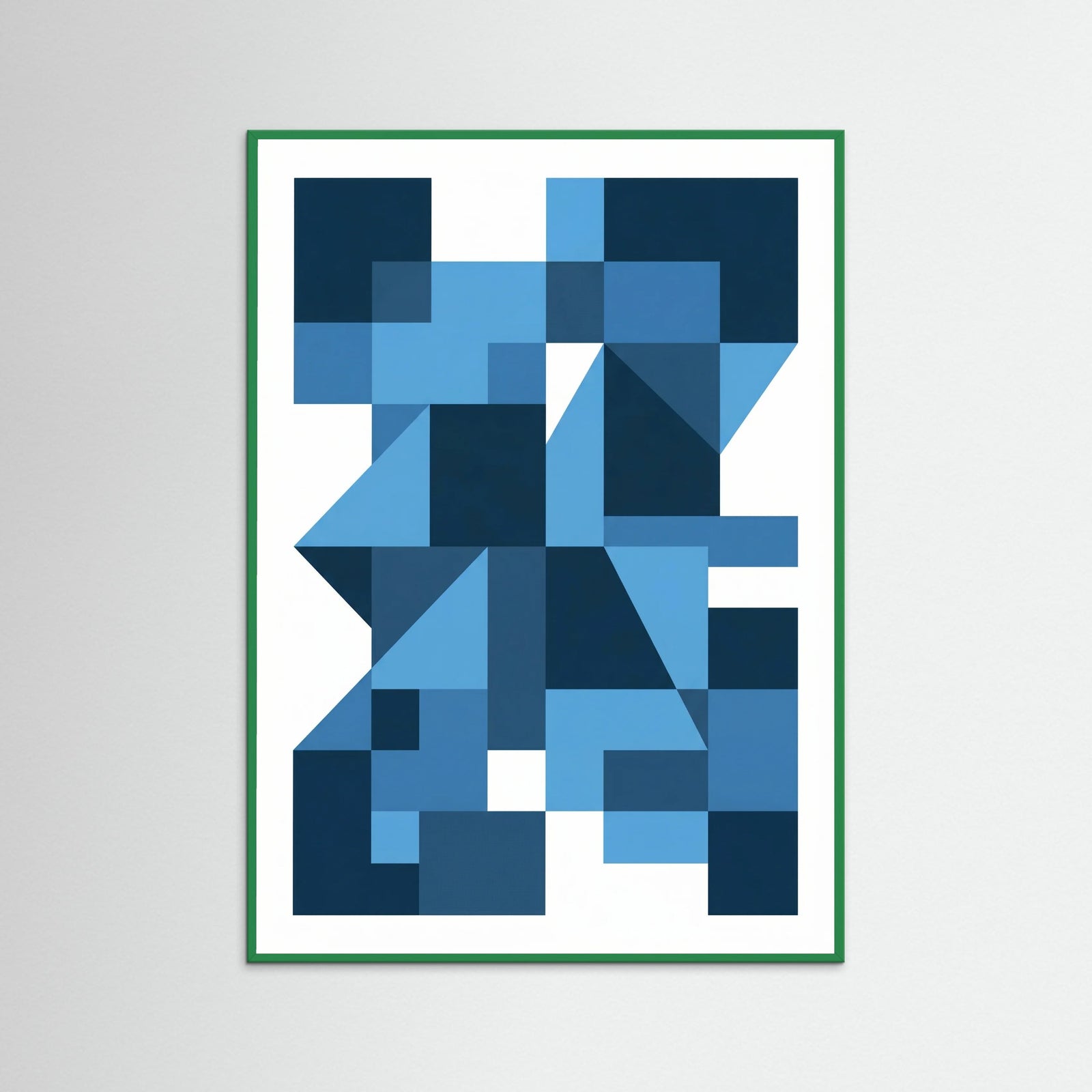 Green Wood Bauhaus Blue Depths