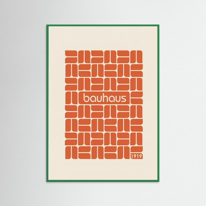 Green Wood Bauhaus Grid Design