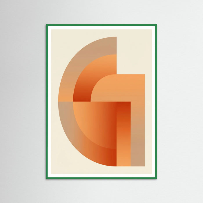 Green Wood Bauhaus Sunburst